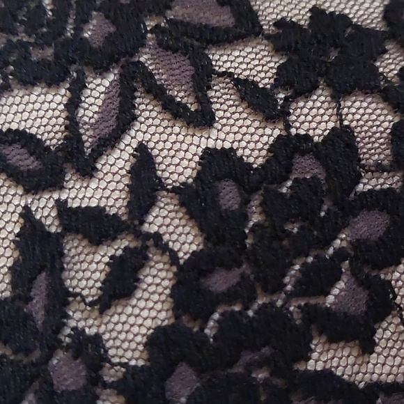 Tianello Black Lace Mini Dress - Picture 3 of 4